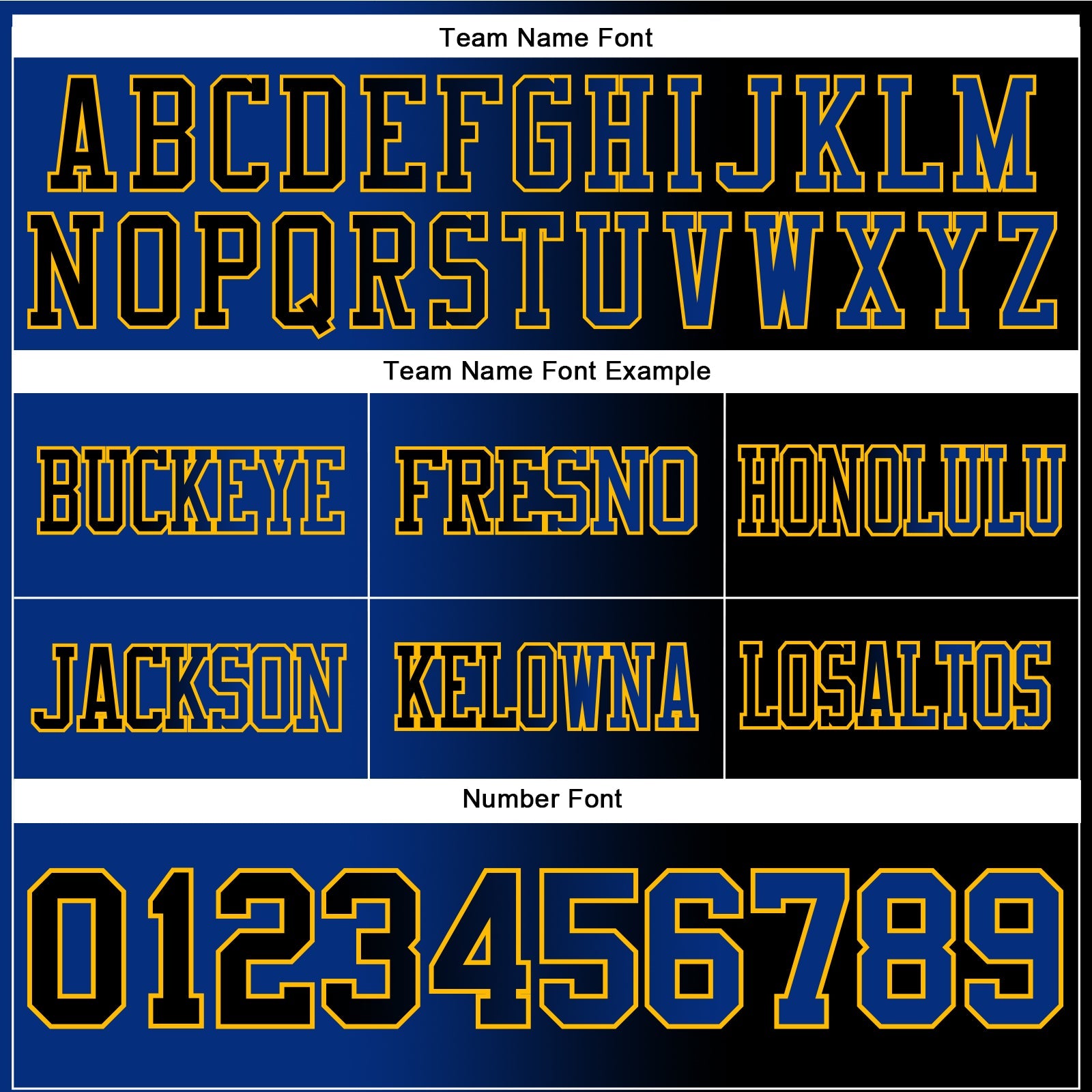 Custom Black Royal-Gold Authentic Gradient Fashion Football Jersey