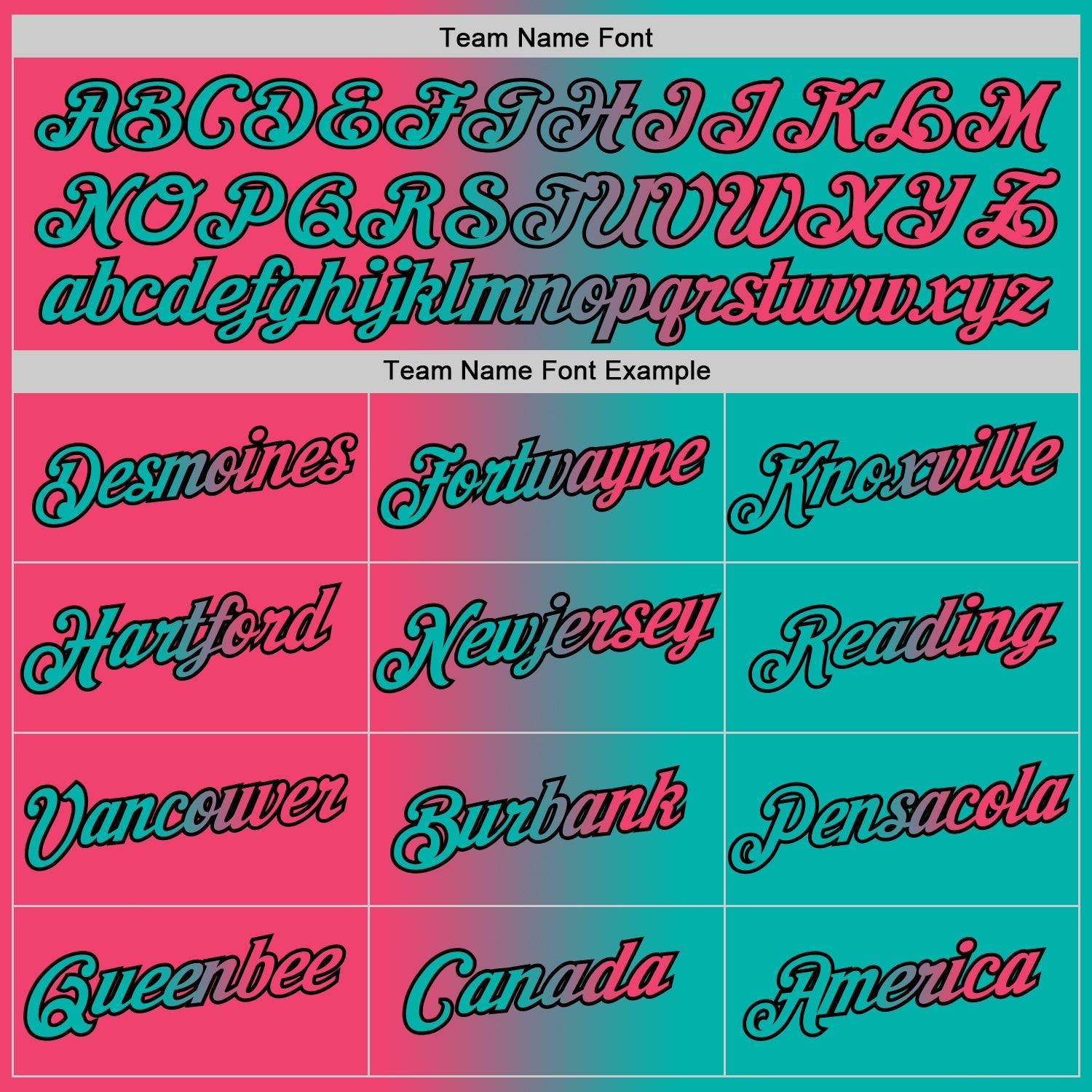 Custom Aqua Neon Pink-Black Gradient Fashion Performance T-Shirt