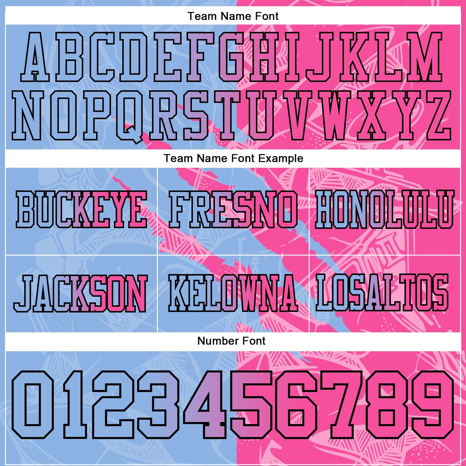 Custom Light Blue Pink-Black Authentic Gradient Fashion Scratch Football Jersey