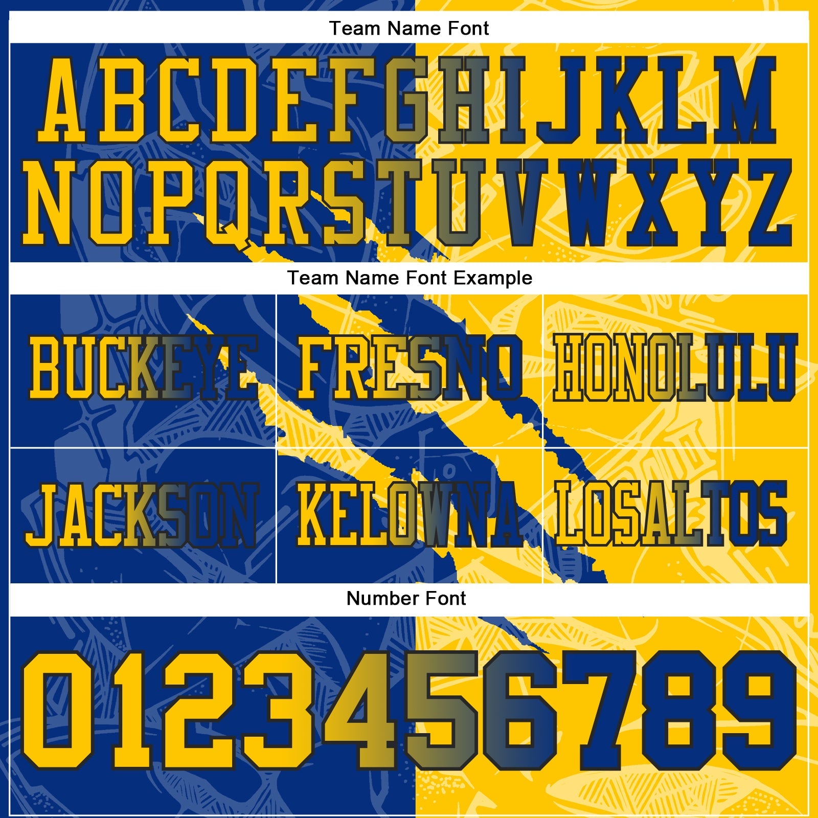 Custom Royal Yellow-Black Authentic Gradient Fashion Scratch Football Jersey