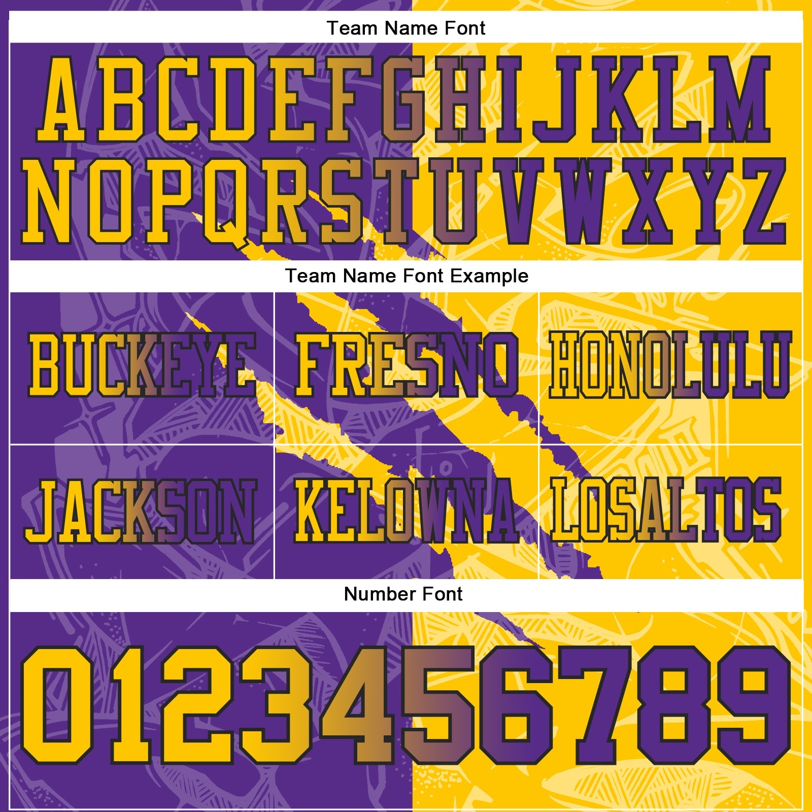 Custom Purple Yellow-Black Authentic Gradient Fashion Scratch Football Jersey