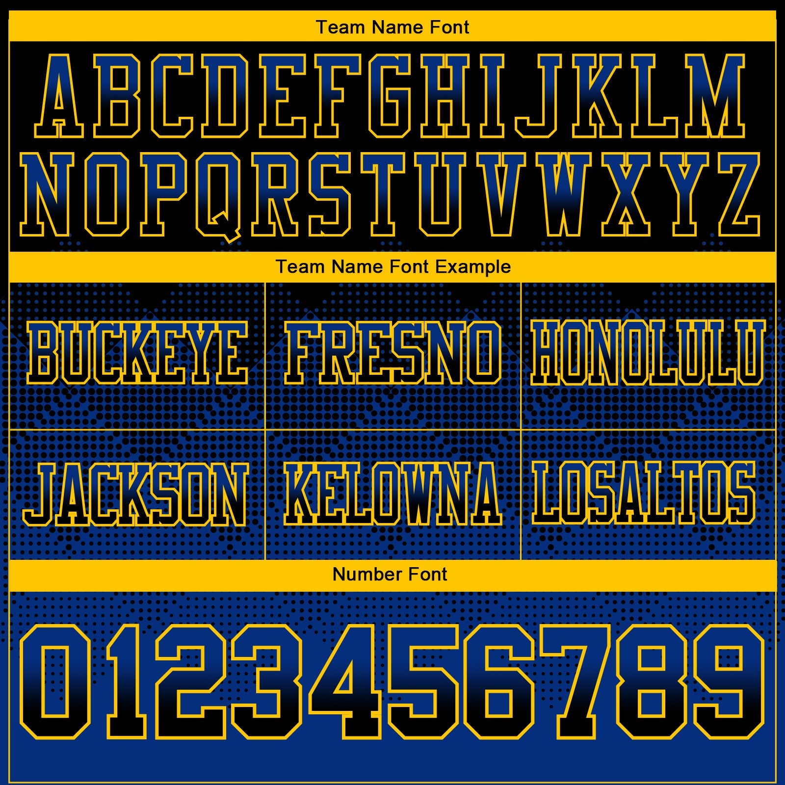 Custom Black Royal-Yellow Authentic Gradient Square Shape Flag Football Jersey