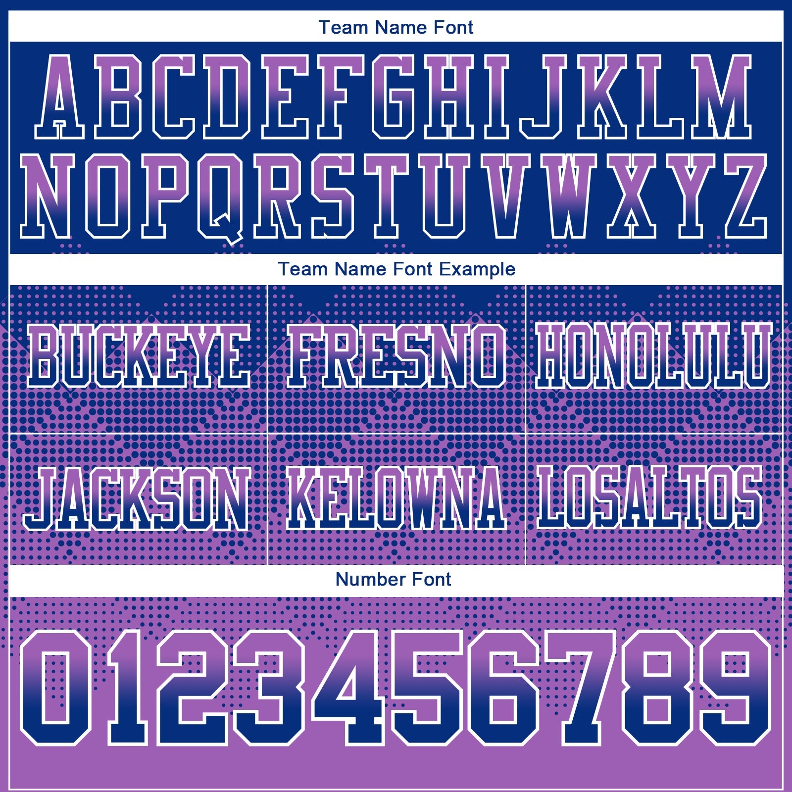 Custom Royal Medium Purple-White Authentic Gradient Square Shape Flag Football Jersey