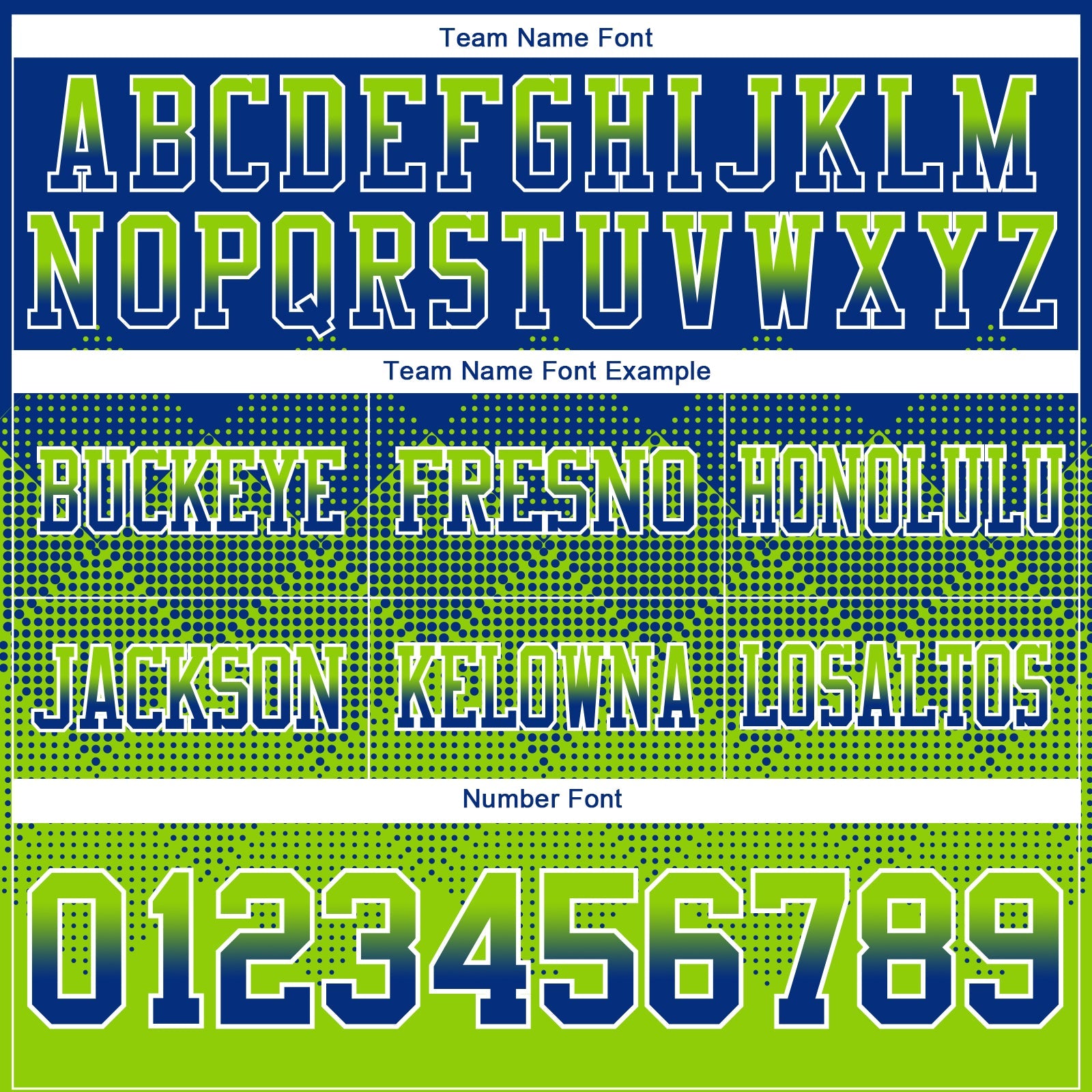 Custom Royal Neon Green-White Authentic Gradient Square Shape Flag Football Jersey