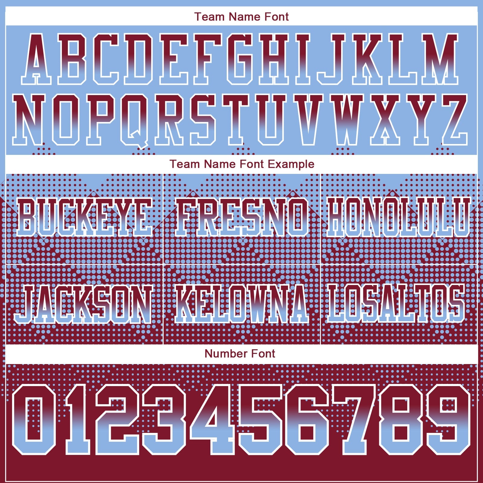 Custom Light Blue Crimson-White Authentic Gradient Square Shape Flag Football Jersey