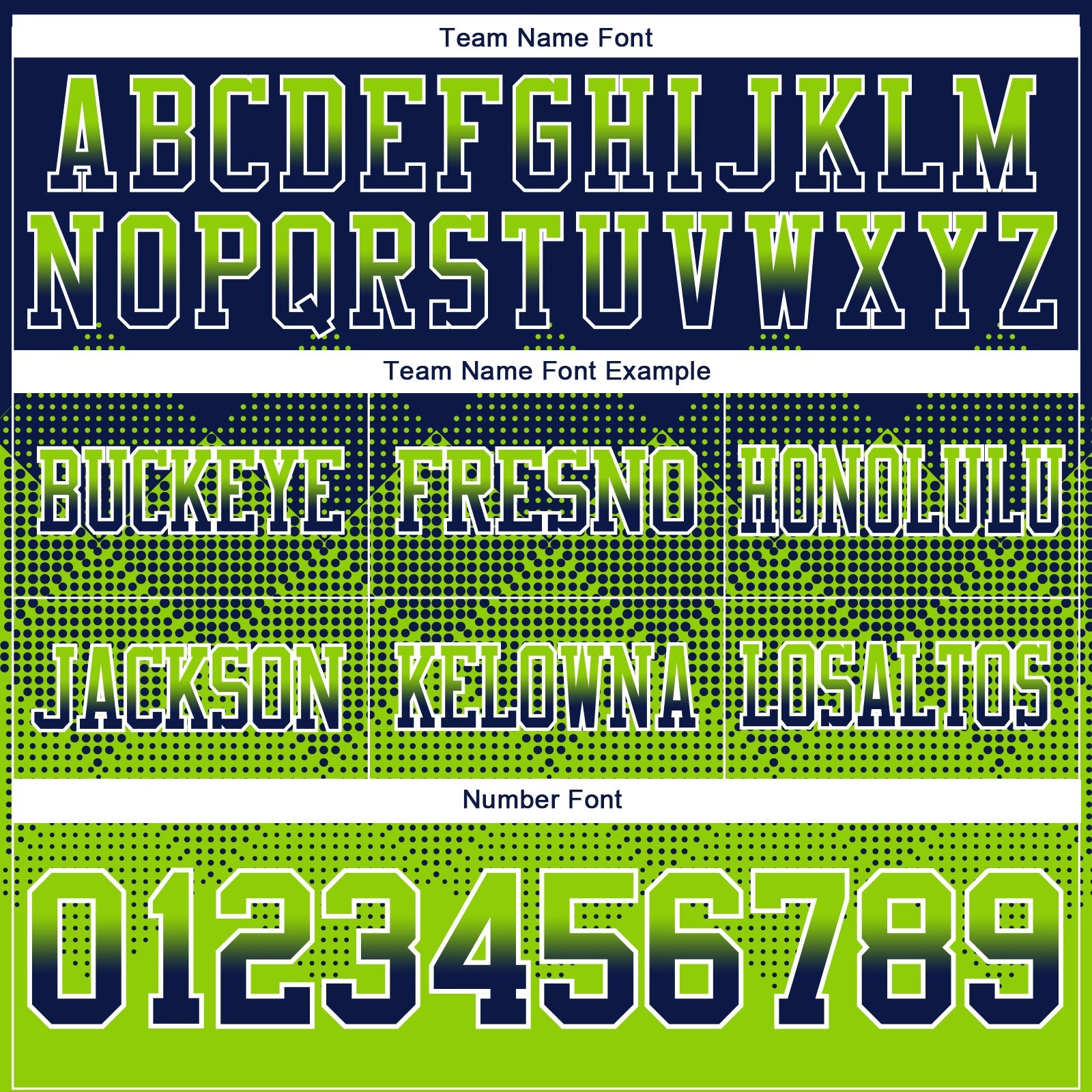 Custom Navy Neon Green-White Authentic Gradient Square Shape Flag Football Jersey