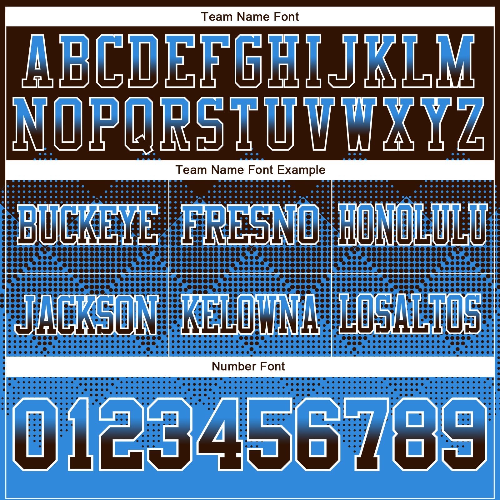 Custom Brown Powder Blue-White Authentic Gradient Square Shape Flag Football Jersey