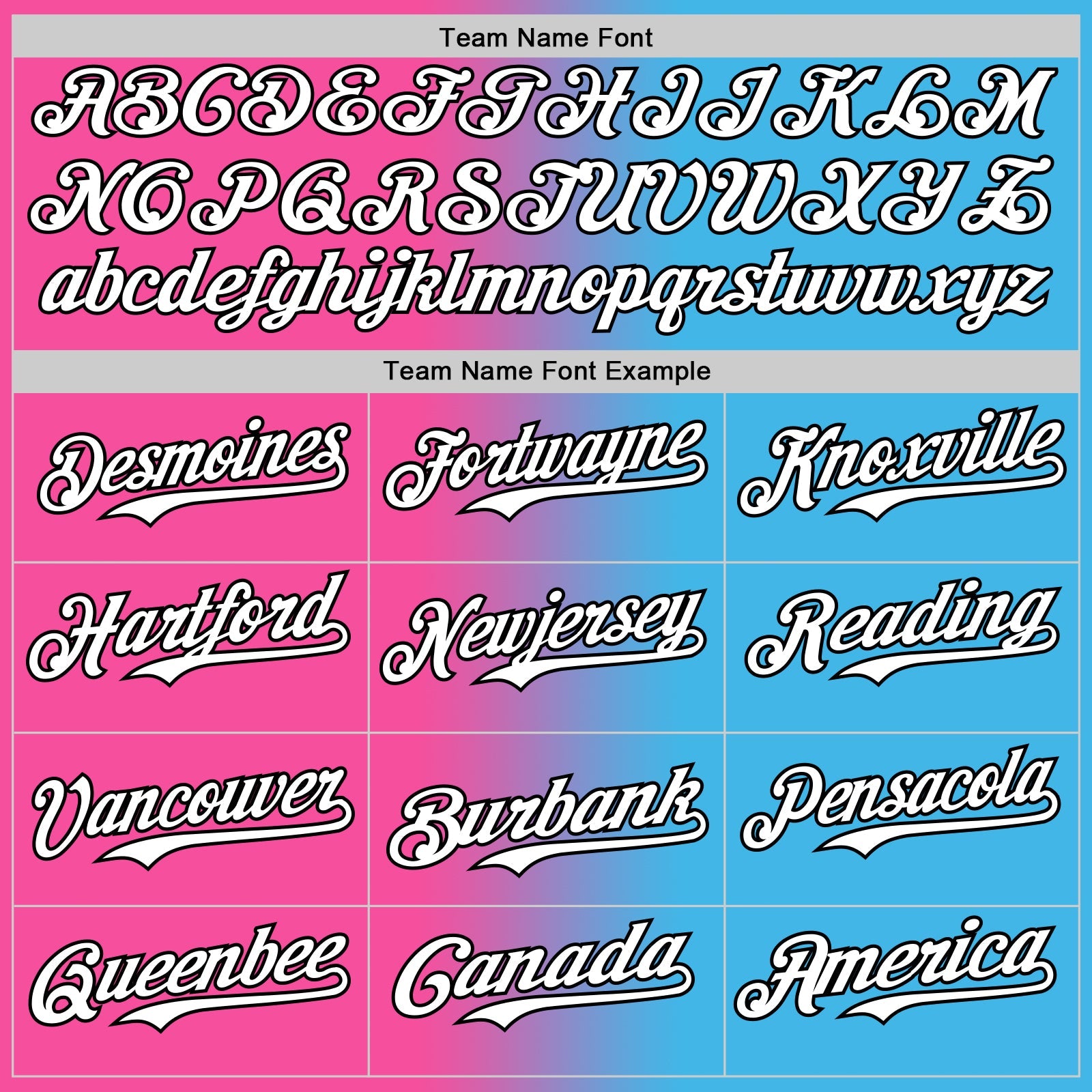 Custom Sky Blue White Pink-Black Authentic Gradient Fashion Baseball Jersey