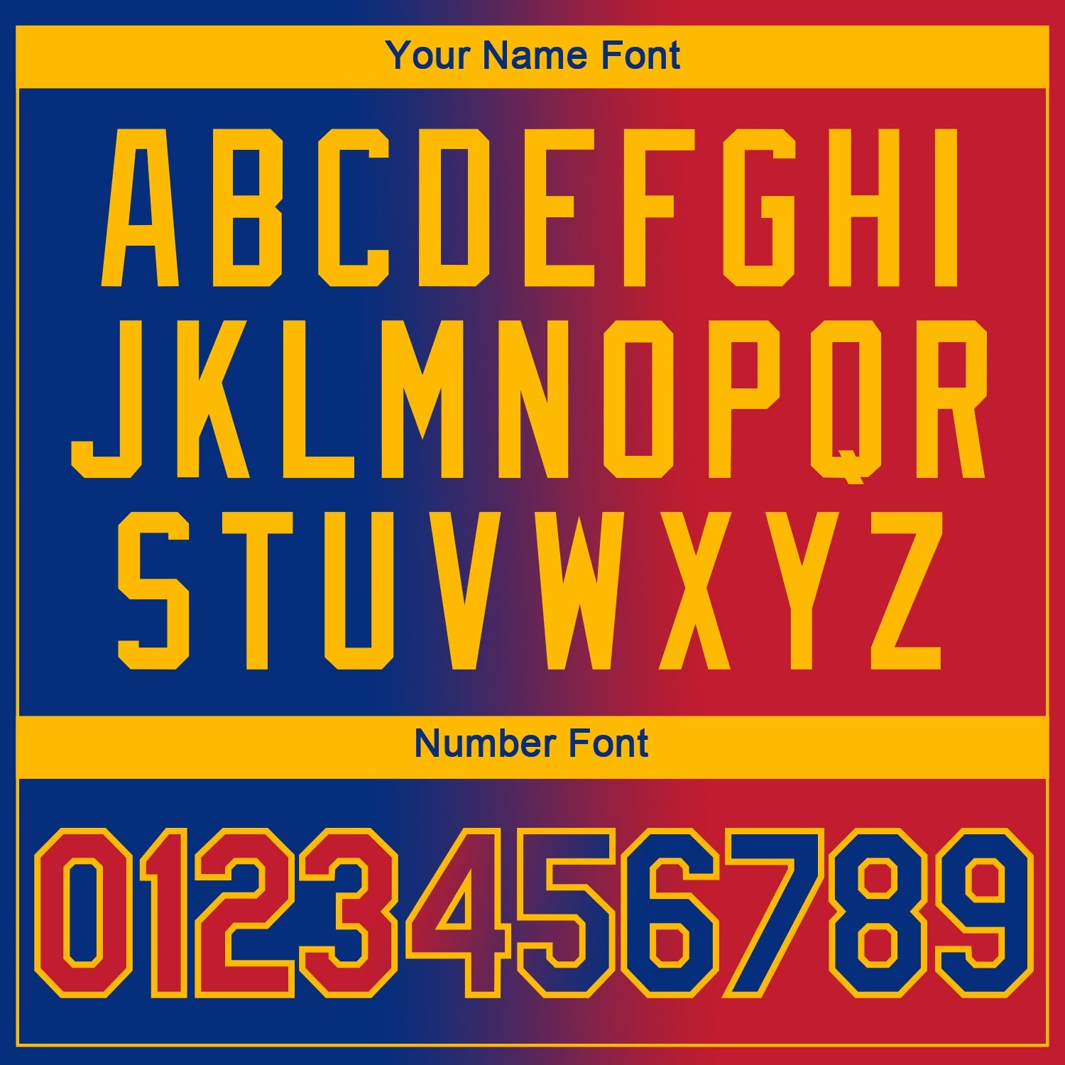 Custom Royal Red-Gold Gradient Fashion Performance T-Shirt