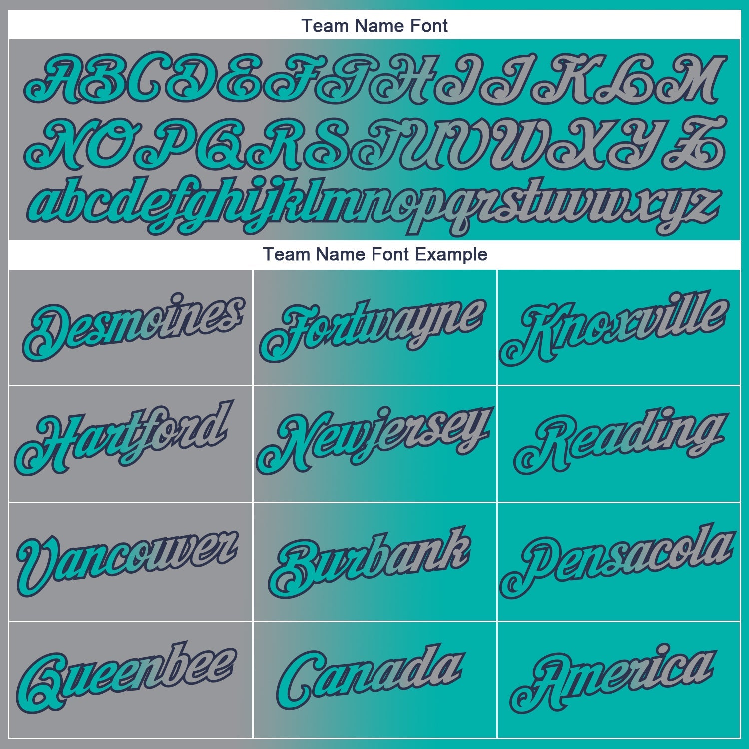 Custom Aqua Gray-Navy Gradient Fashion Performance T-Shirt