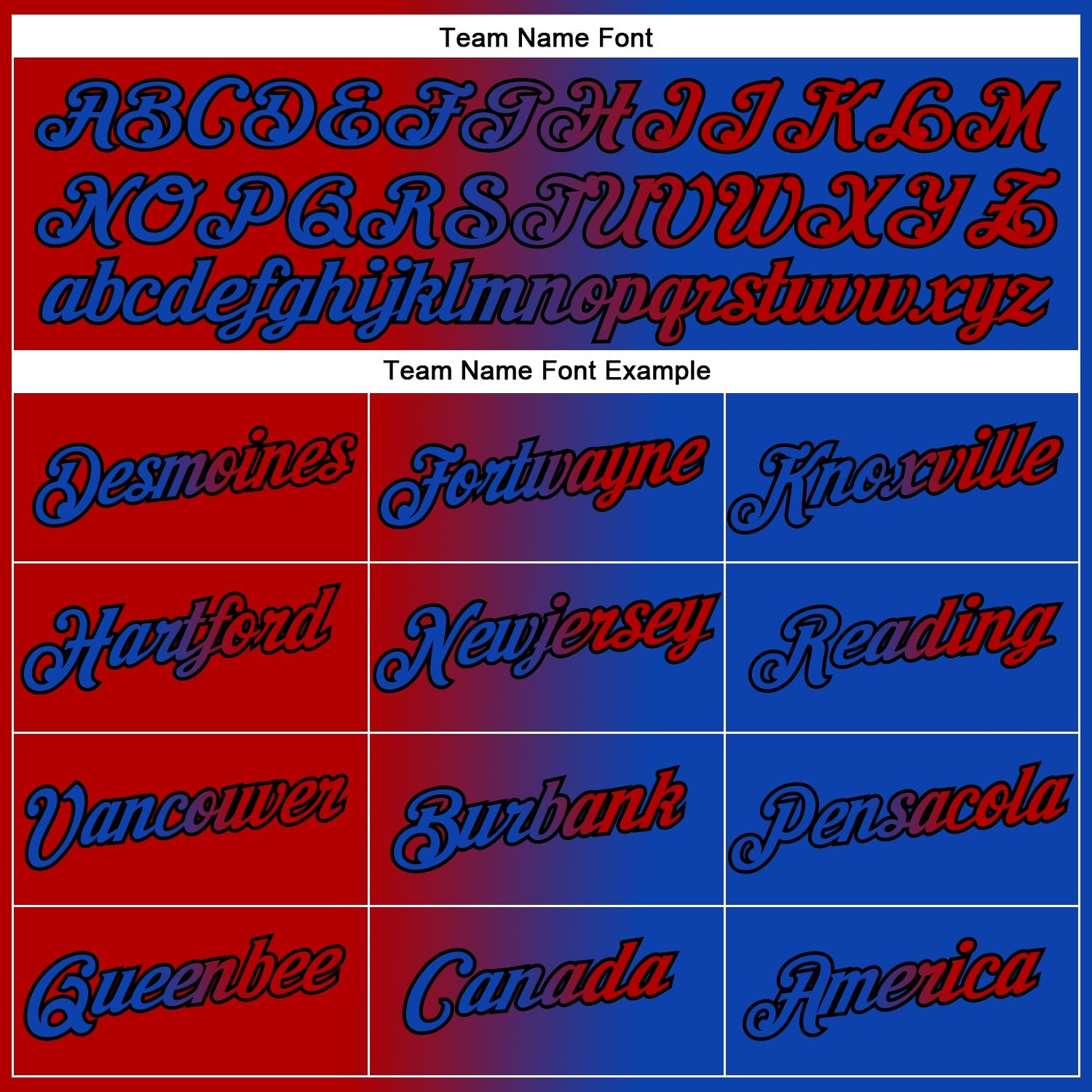 Custom Thunder Blue Red-Black Gradient Fashion Performance T-Shirt