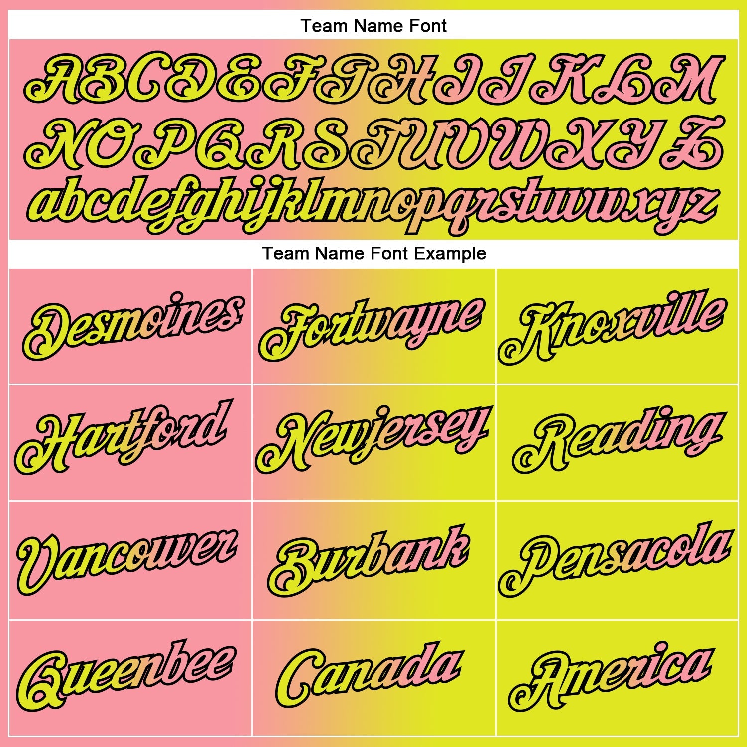 Custom Neon Yellow Medium Pink-Black Gradient Fashion Performance T-Shirt