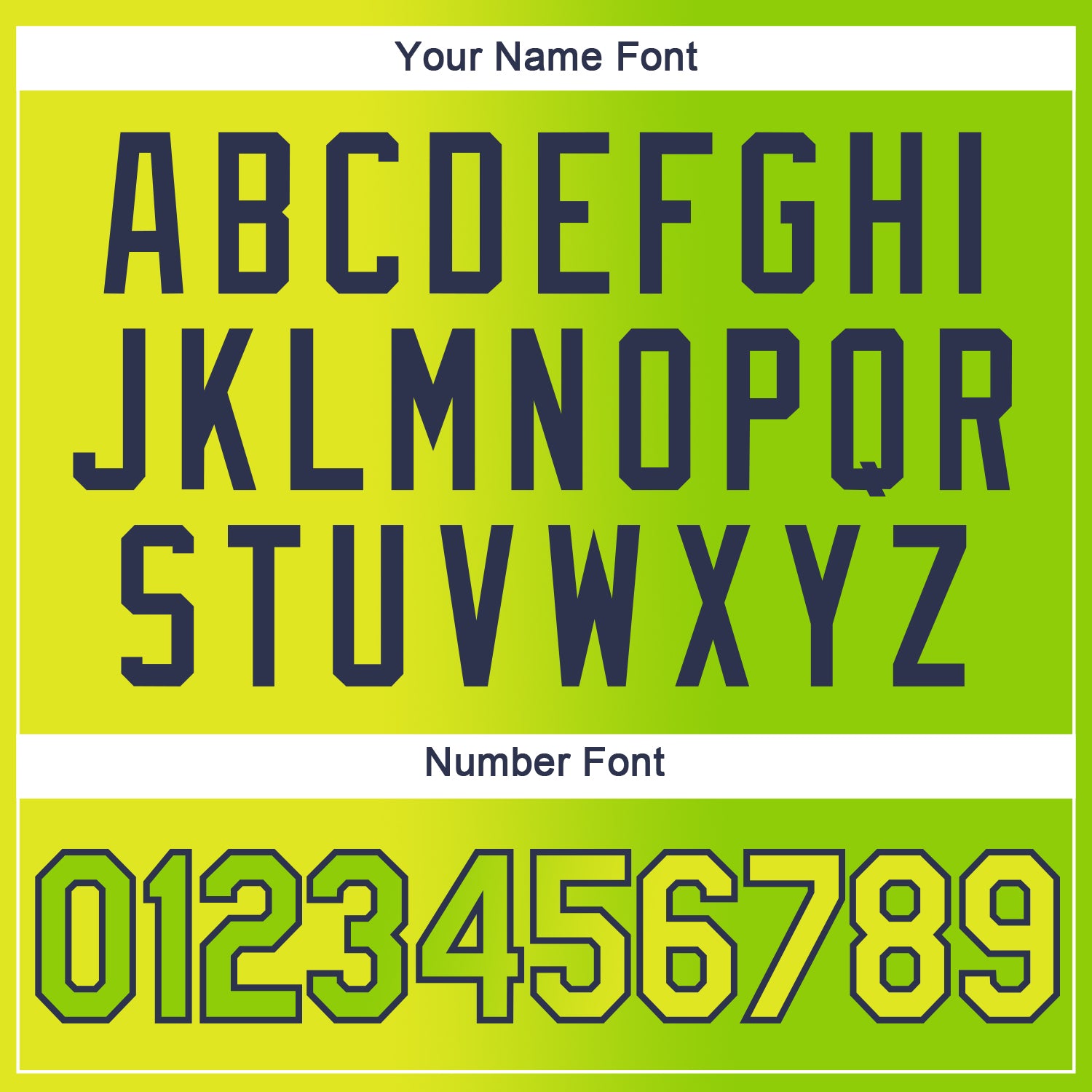 Custom Neon Yellow Neon Green-Navy Gradient Fashion Performance T-Shirt