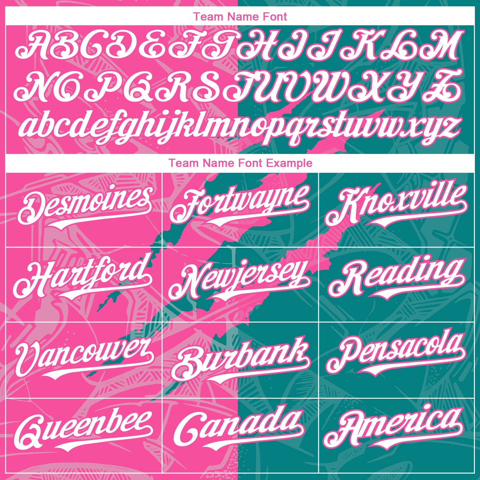 Custom Graffiti Pattern White Teal-Pink 3D Scratch Authentic Baseball Jersey