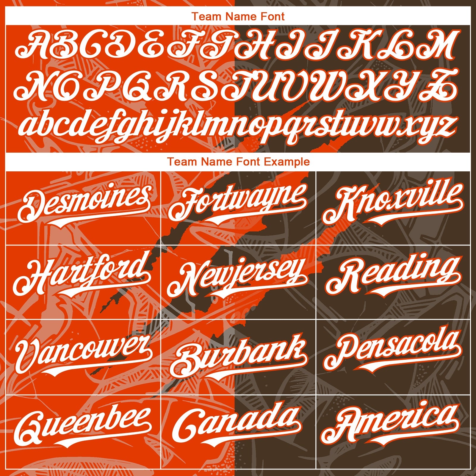 Custom Graffiti Pattern White Brown-Orange 3D Scratch Authentic Baseball Jersey