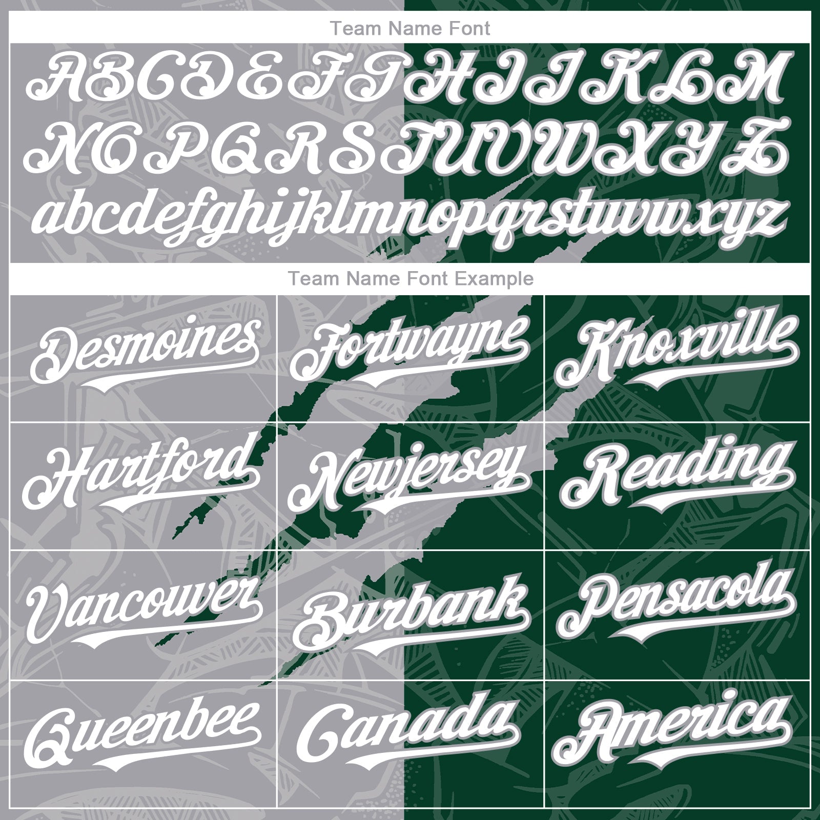 Custom Graffiti Pattern White Green-Gray 3D Scratch Authentic Baseball Jersey