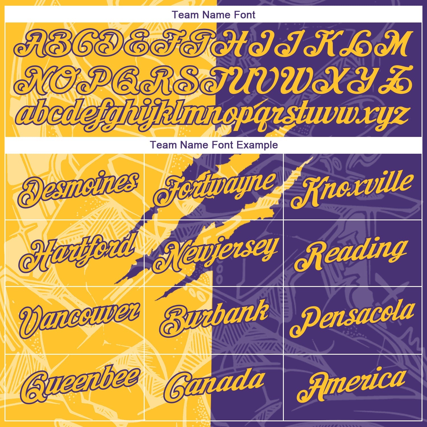 Custom Graffiti Pattern Gold-Purple Scratch 3D Performance T-Shirt