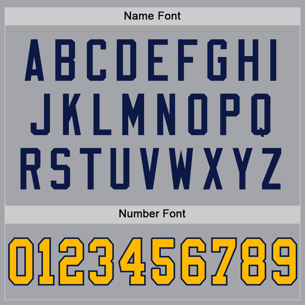 Custom Gray Gold-White Mesh Authentic Football Jersey