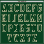 Custom Green Cream Authentic Baseball Jersey