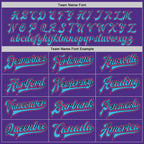 Custom Purple Sky Blue Black-Pink Bomber Full-Snap Varsity Letterman Two Tone Jacket