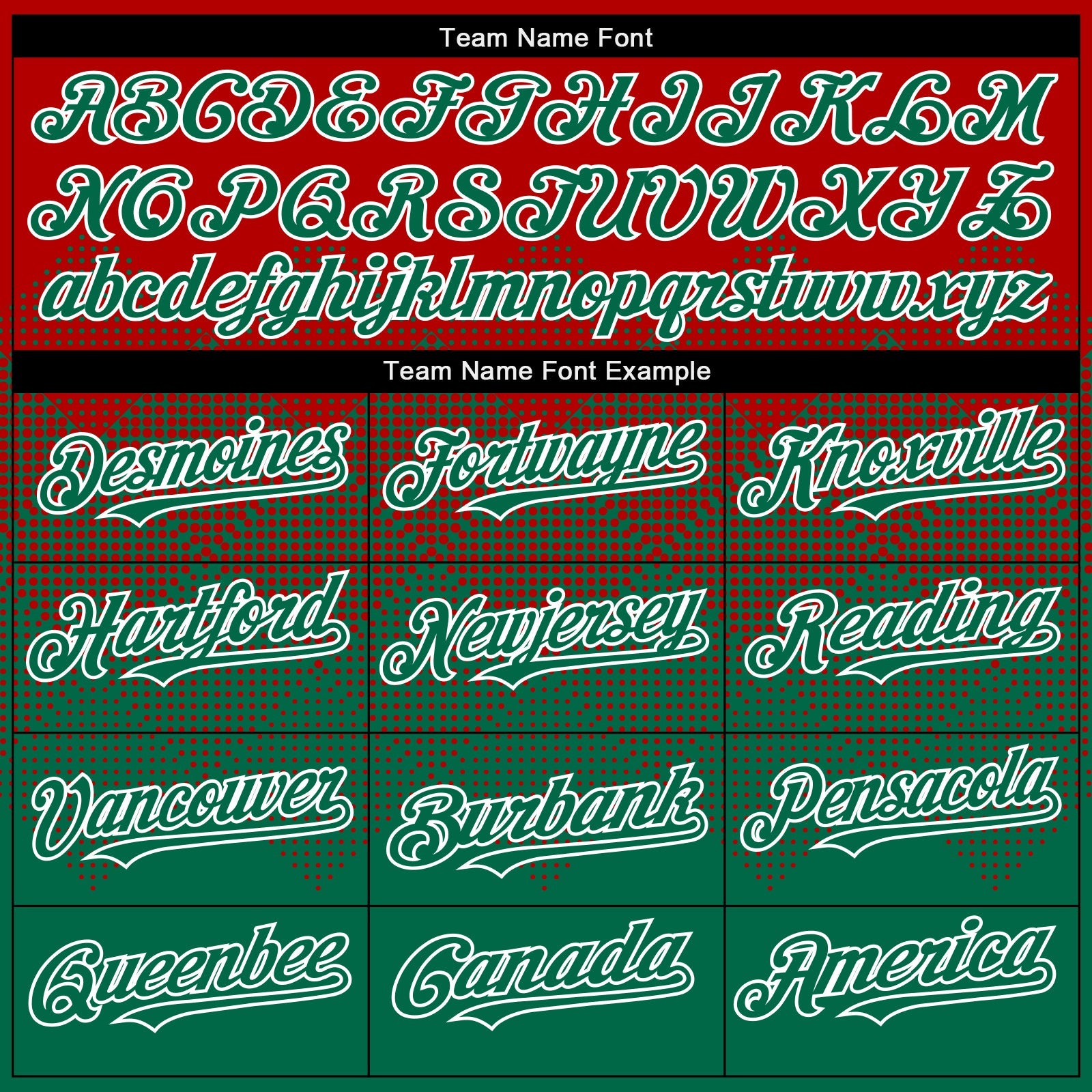 Custom Red Kelly Green-White Gradient Square Shape 3D Pattern Design Bomber Full-Snap Varsity Letterman Hoodie Jacket