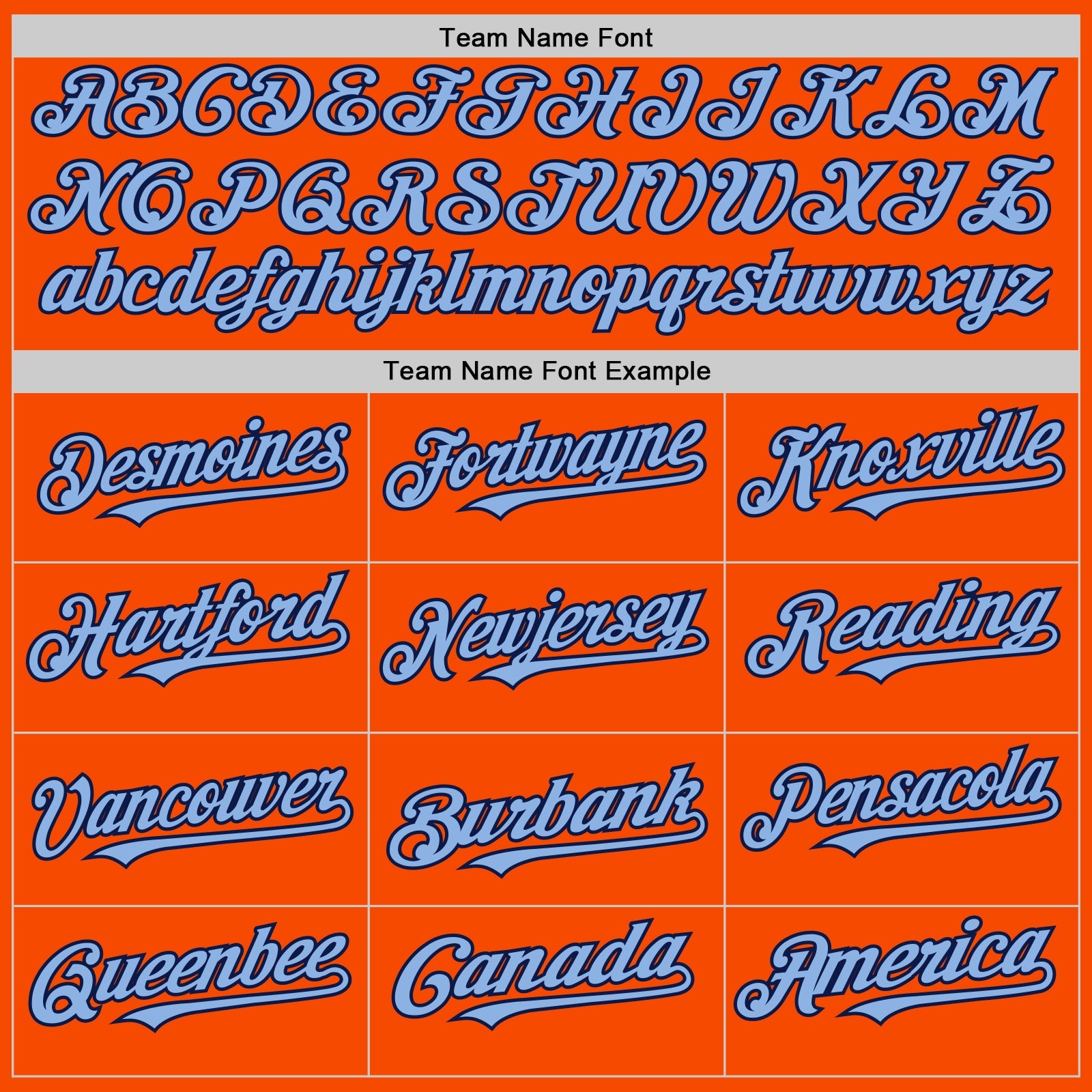 Custom Orange Light Blue-Navy Bomber Full-Snap Varsity Letterman Two Tone Hoodie Jacket