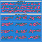 Custom Powder Blue Pink-Kelly Green Bomber Full-Snap Varsity Letterman Hoodie Jacket