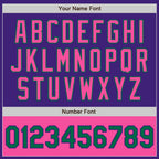 Custom Purple Pink-Kelly Green Bomber Varsity Letterman Two Tone Zipper Jacket