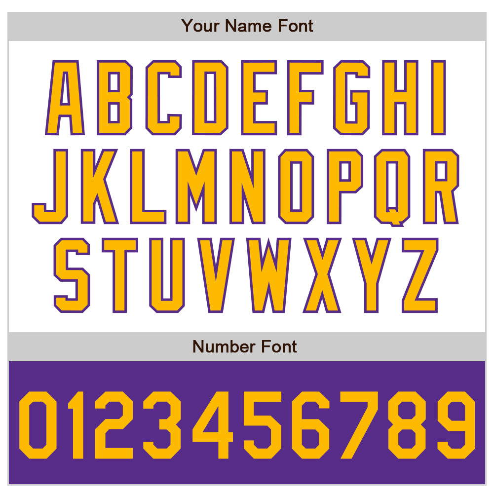 Custom White Gold-Purple Bomber Varsity Letterman Two Tone Zipper Jacket