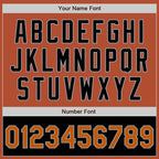 Custom Texas Orange Gray-Black Bomber Varsity Letterman Two Tone Zipper Jacket