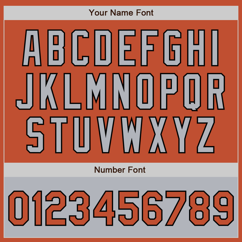 Custom Texas Orange Black-Gray Bomber Varsity Letterman Two Tone Zipper Jacket