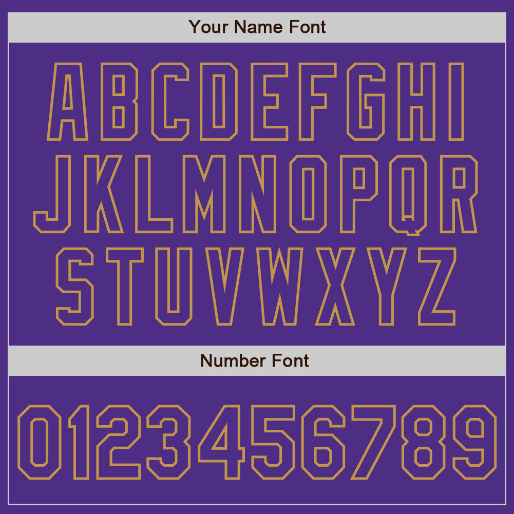 Custom Purple Cream-Old Gold Bomber Full-Snap Varsity Letterman Two Tone Jacket