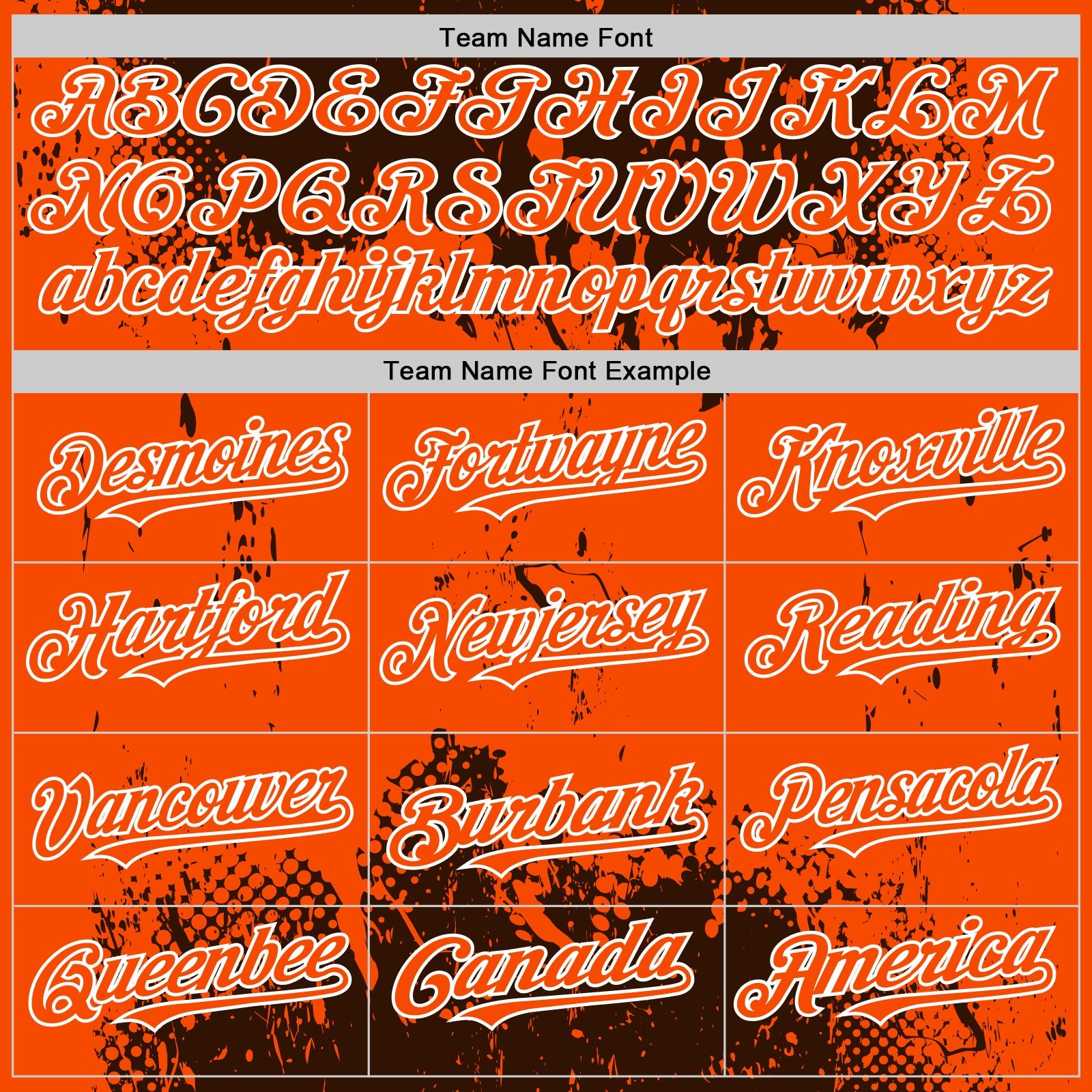 Custom Brown Orange-White Splash Art 3D Pattern Design Bomber Full-Snap Varsity Letterman Hoodie Jacket