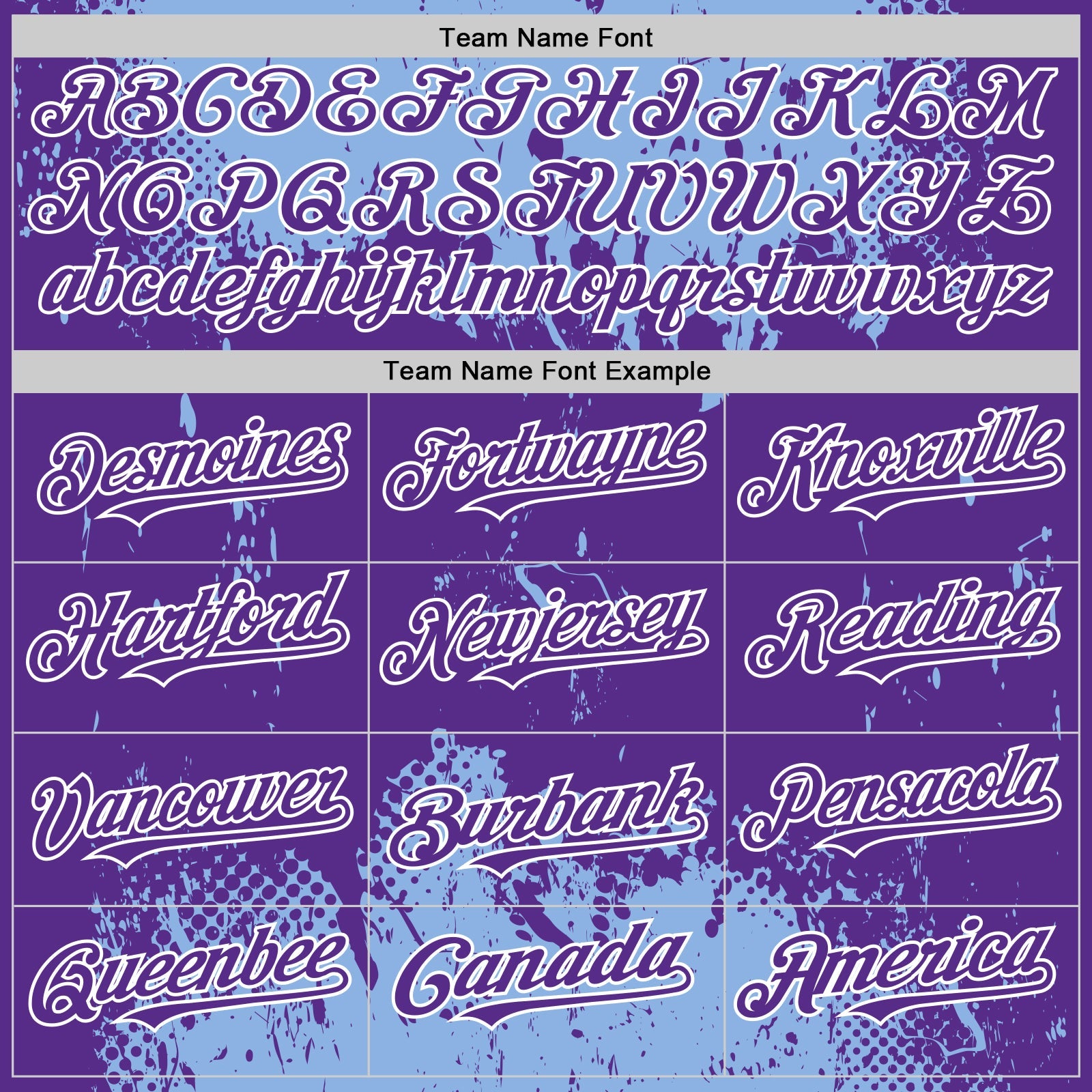 Custom Light Blue Purple-White Splash Art 3D Pattern Design Bomber Full-Snap Varsity Letterman Hoodie Jacket