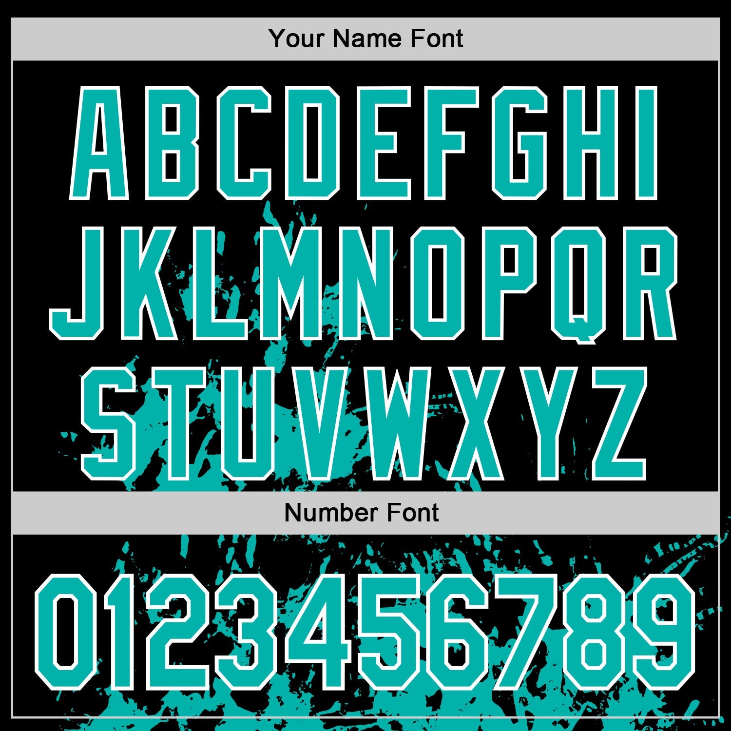 Custom Black Aqua-White Splash Art 3D Pattern Design Bomber Full-Snap Varsity Letterman Hoodie Jacket