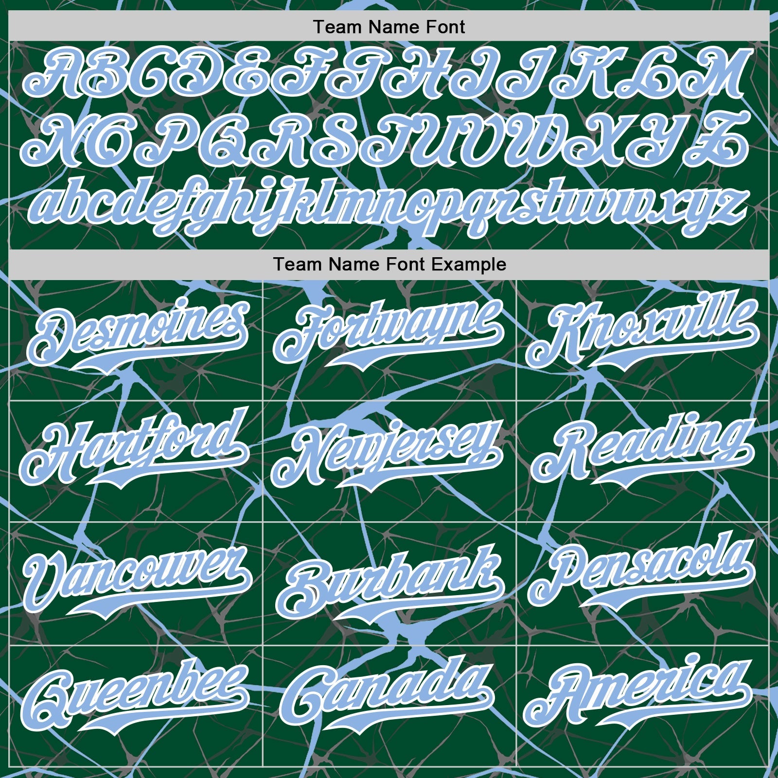 Custom Kelly Green Light Blue-White Abstract Network 3D Pattern Design Bomber Full-Snap Varsity Letterman Hoodie Jacket