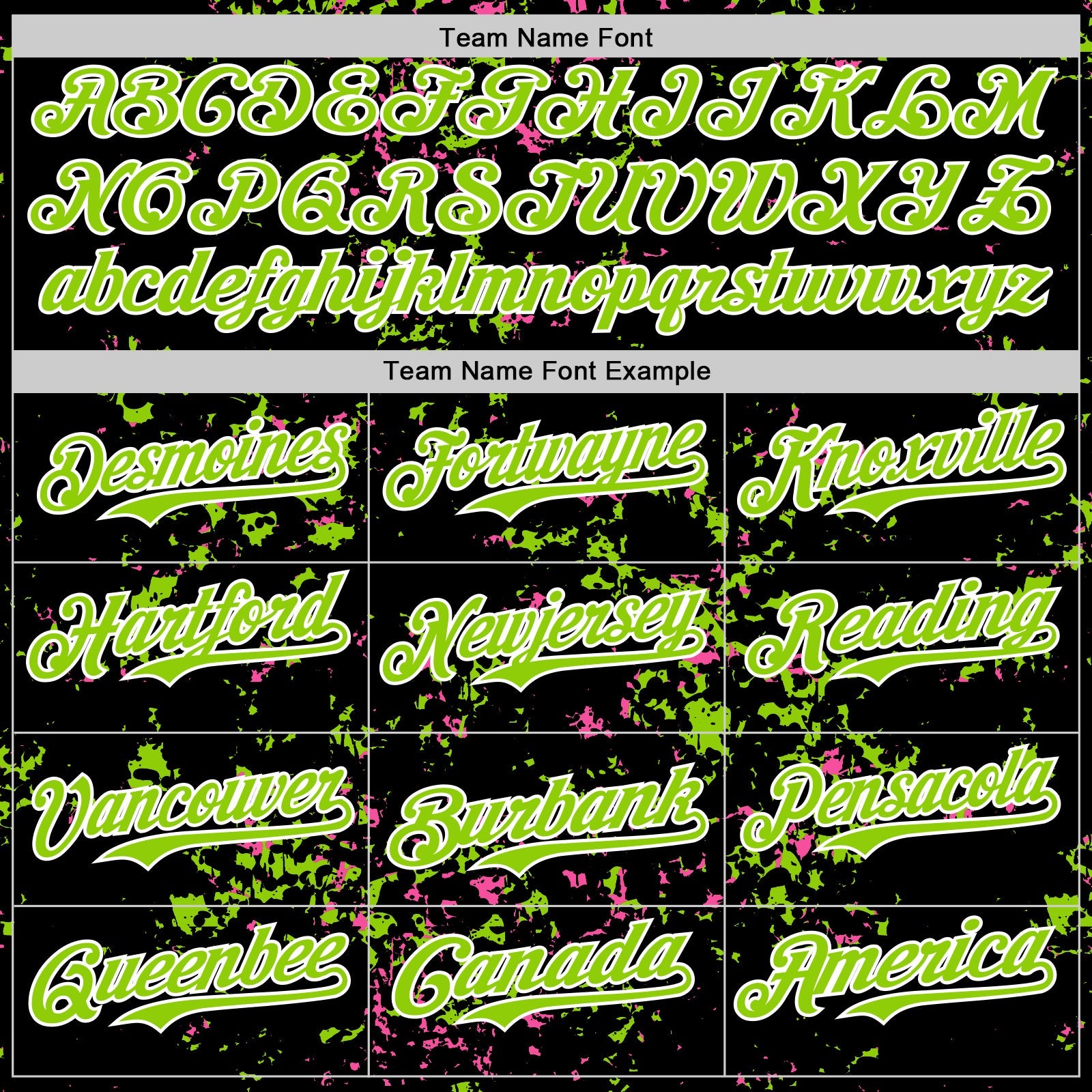 Custom Black Neon Green Pink-White Fragment 3D Pattern Design Bomber Full-Snap Varsity Letterman Hoodie Jacket