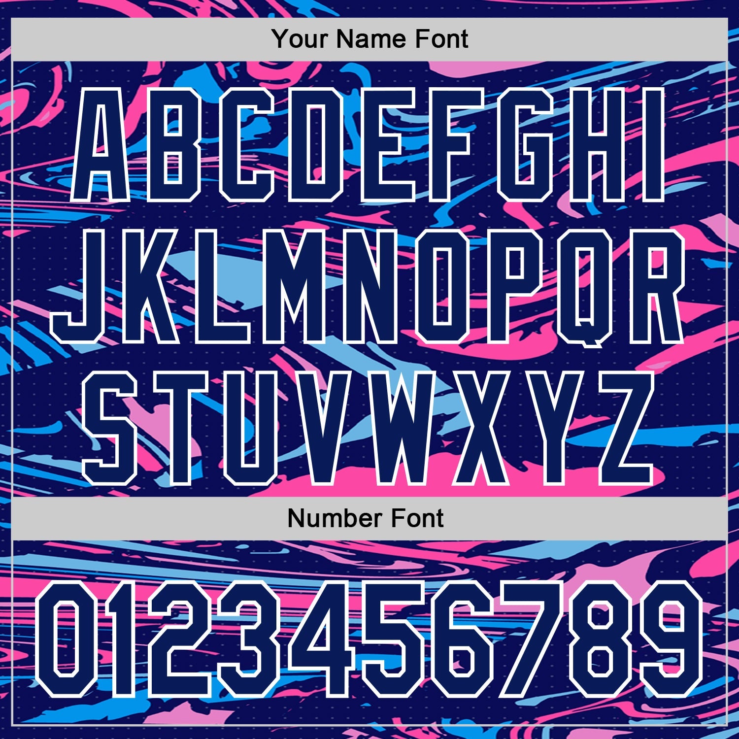 Custom Figure Royal Pink Light Blue-White Fluid Bomber Full-Snap Varsity Letterman Hoodie Jacket