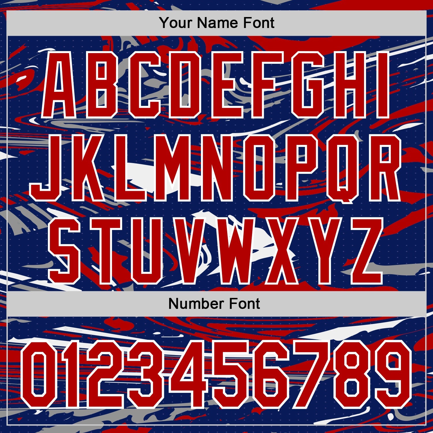 Custom Figure Red Royal-White Fluid Bomber Full-Snap Varsity Letterman Hoodie Jacket