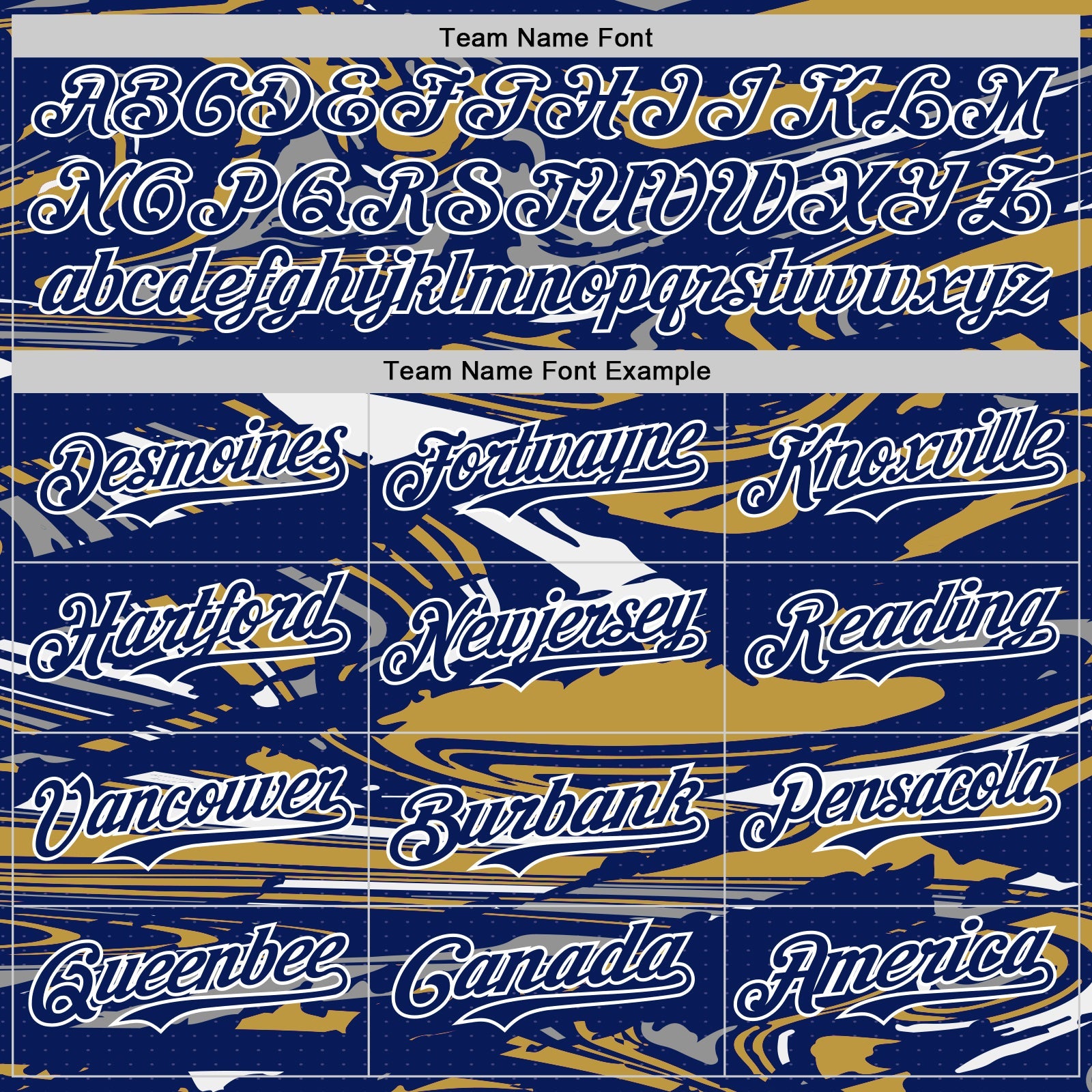 Custom Figure Royal Old Gold-White Fluid Bomber Full-Snap Varsity Letterman Hoodie Jacket