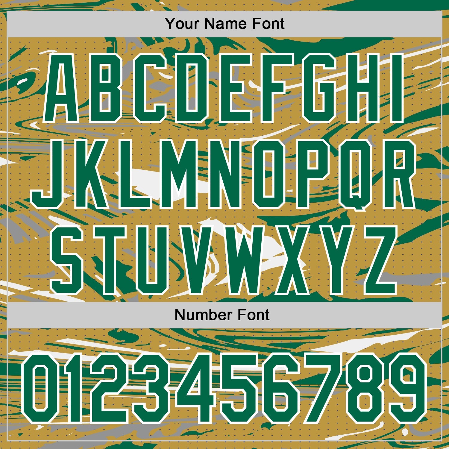 Custom Figure Kelly Green Old Gold Black-White Fluid Bomber Full-Snap Varsity Letterman Hoodie Jacket