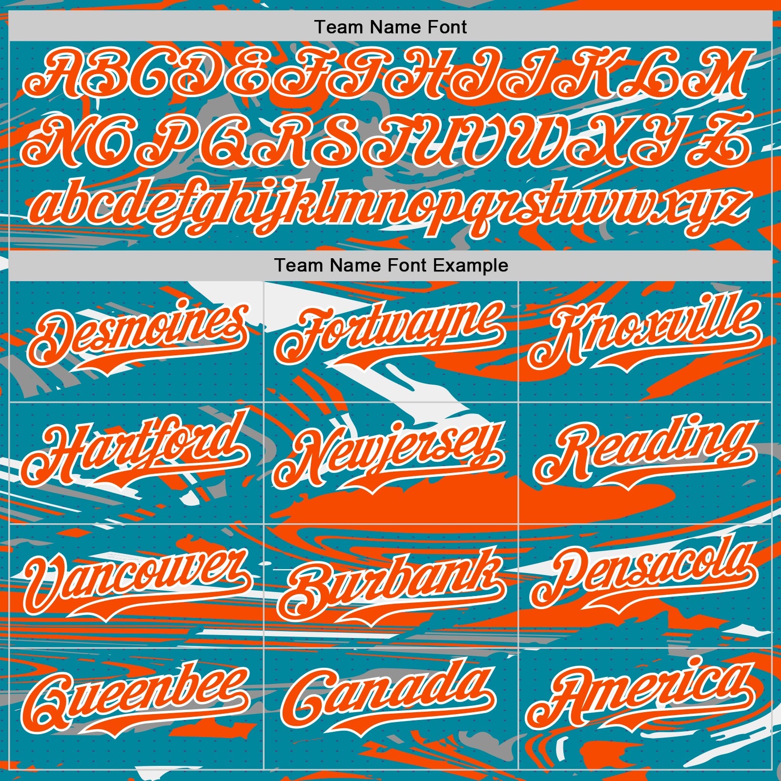 Custom Figure Orange Teal-White Fluid Bomber Full-Snap Varsity Letterman Hoodie Jacket