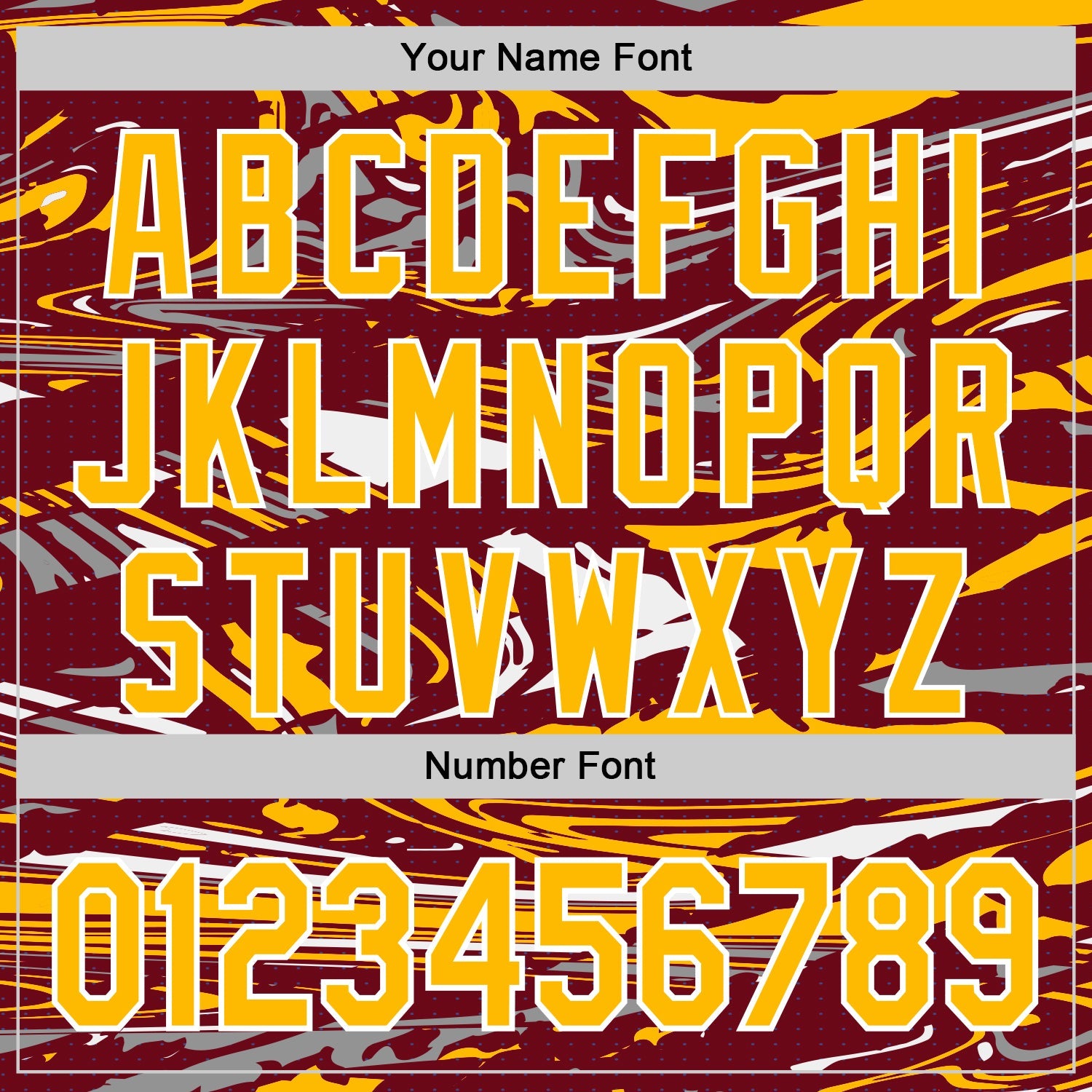 Custom Figure Gold Crimson-White Fluid Bomber Full-Snap Varsity Letterman Hoodie Jacket