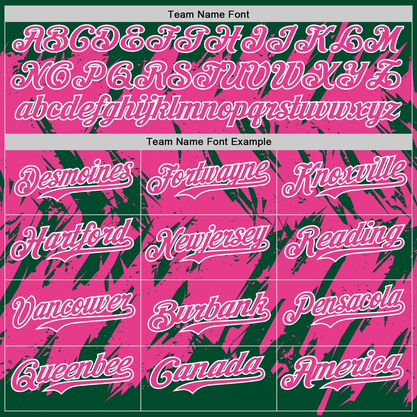 Custom Kelly Green Pink-White Abstract Sharp Shape Fragment 3D Pattern Design Bomber Full-Snap Varsity Letterman Hoodie Jacket