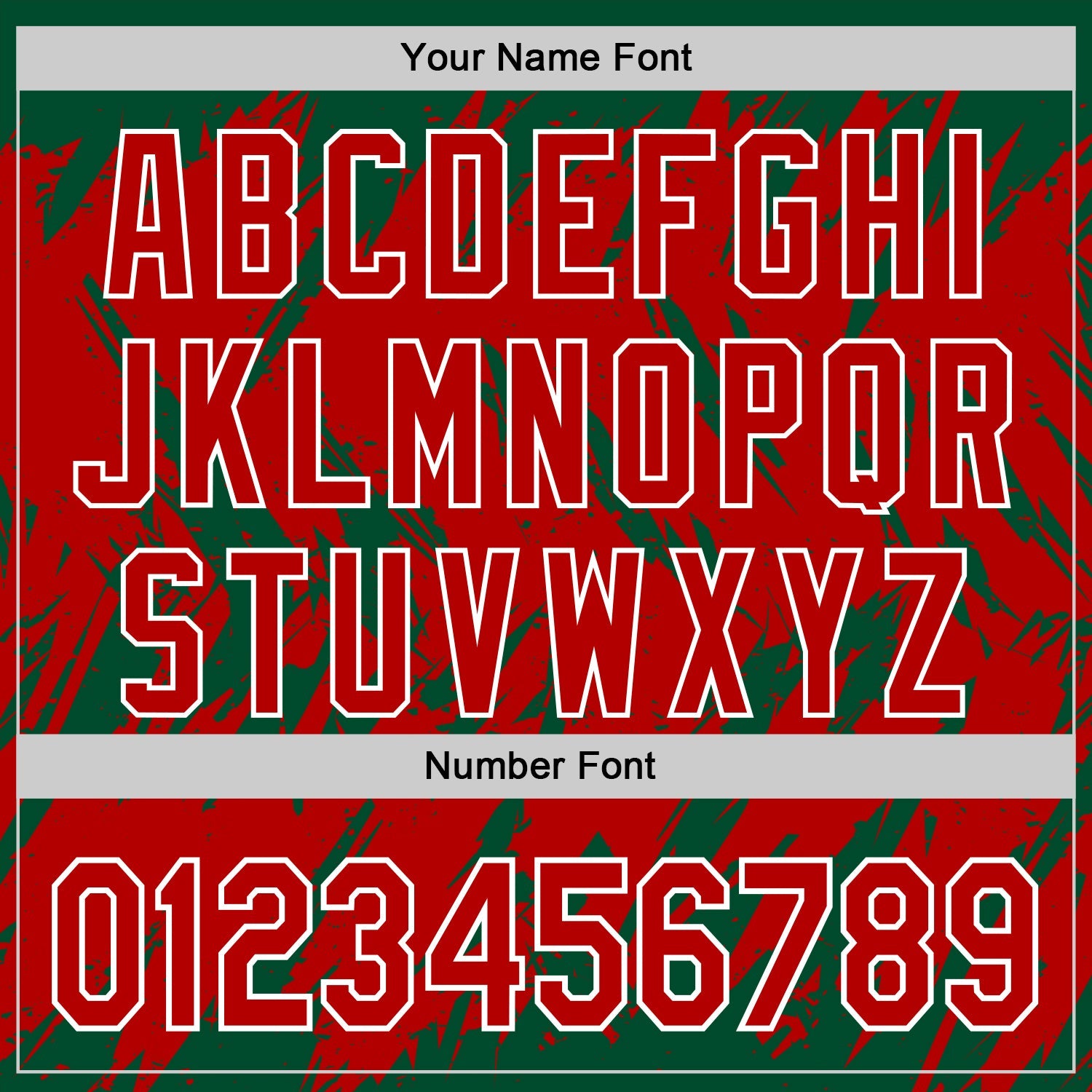 Custom Kelly Green Red-White Abstract Sharp Shape Fragment 3D Pattern Design Bomber Full-Snap Varsity Letterman Hoodie Jacket