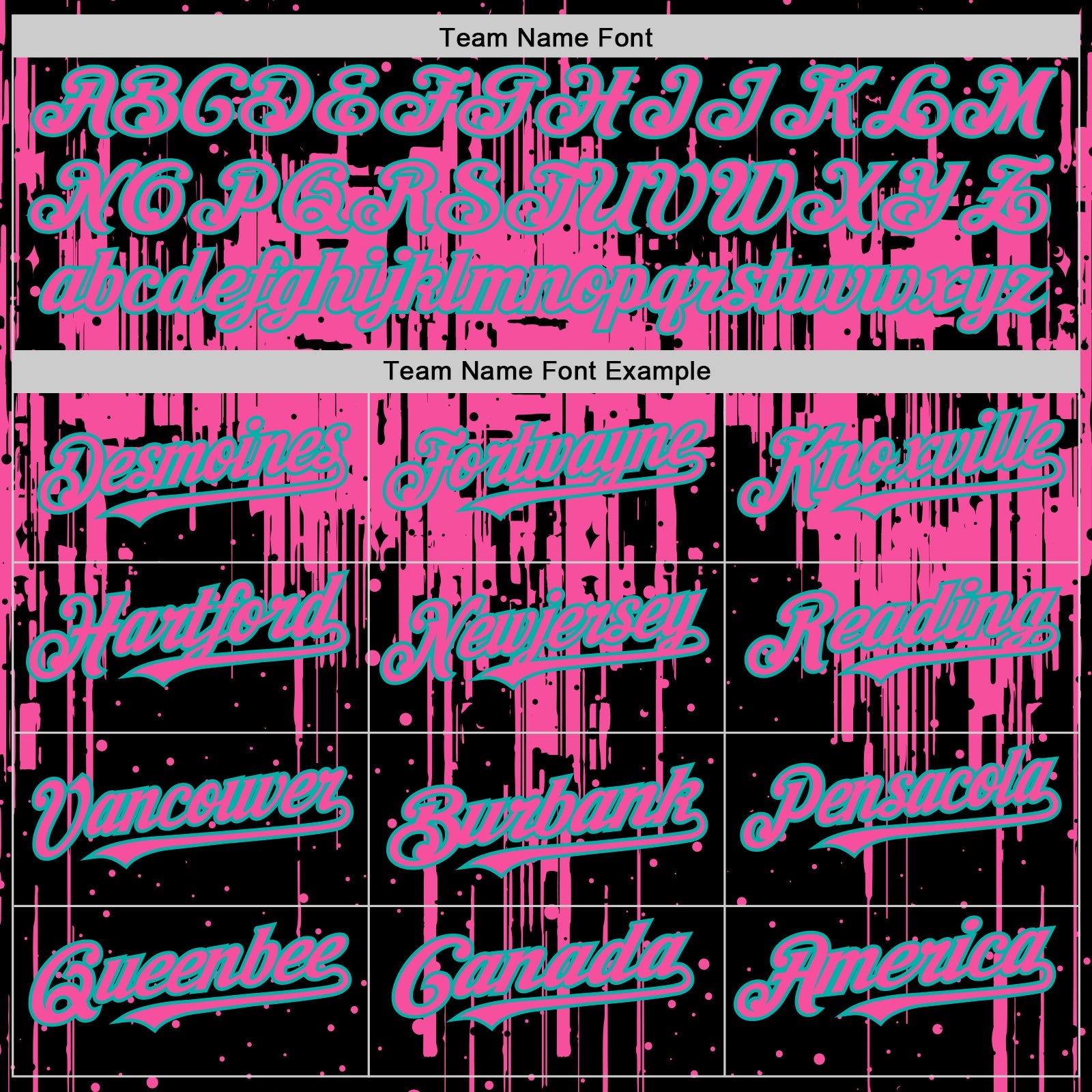 Custom Black Pink-Aqua Dripping Splatter 3D Pattern Design Bomber Full-Snap Varsity Letterman Hoodie Jacket