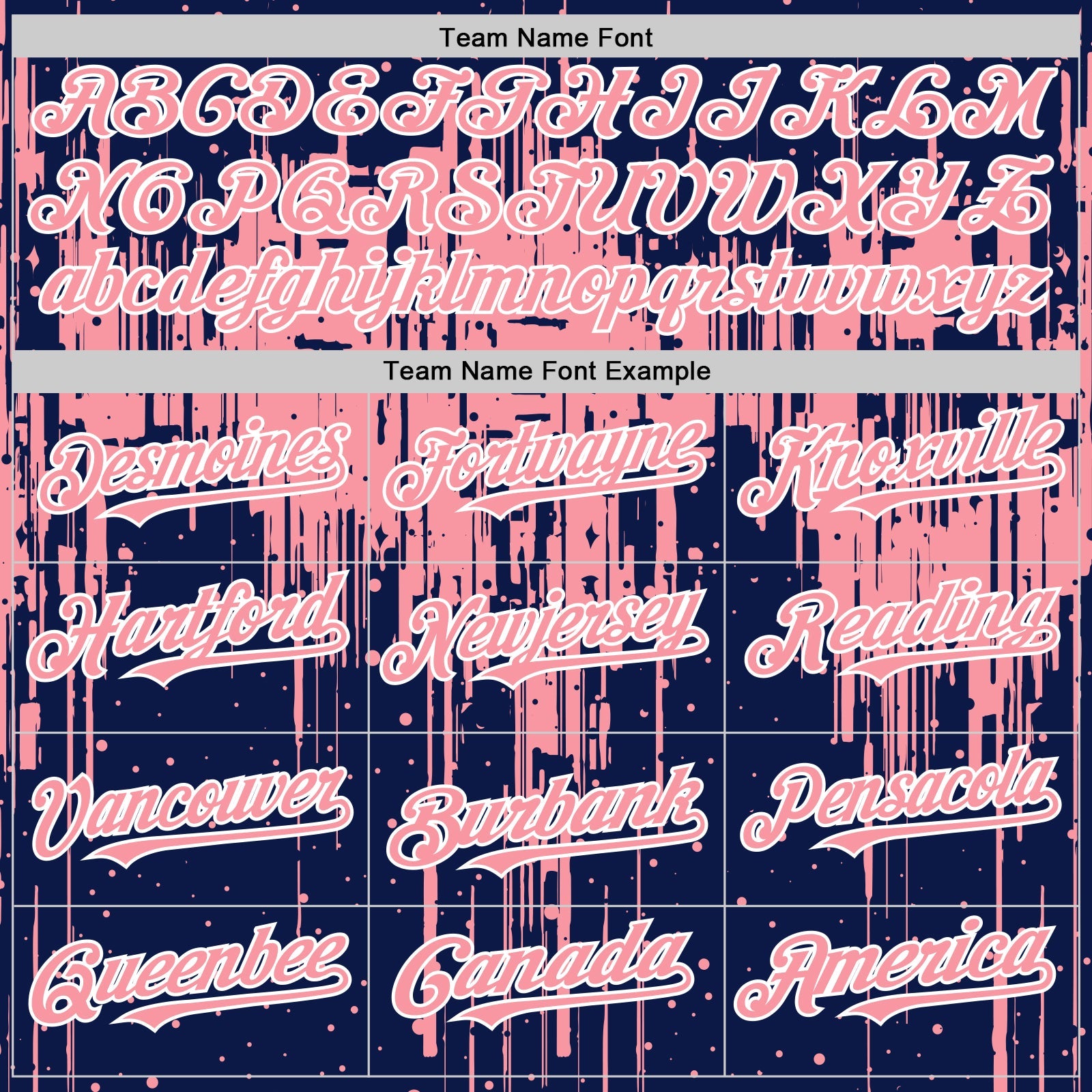 Custom Navy Medium Pink-White Dripping Splatter 3D Pattern Design Bomber Full-Snap Varsity Letterman Hoodie Jacket