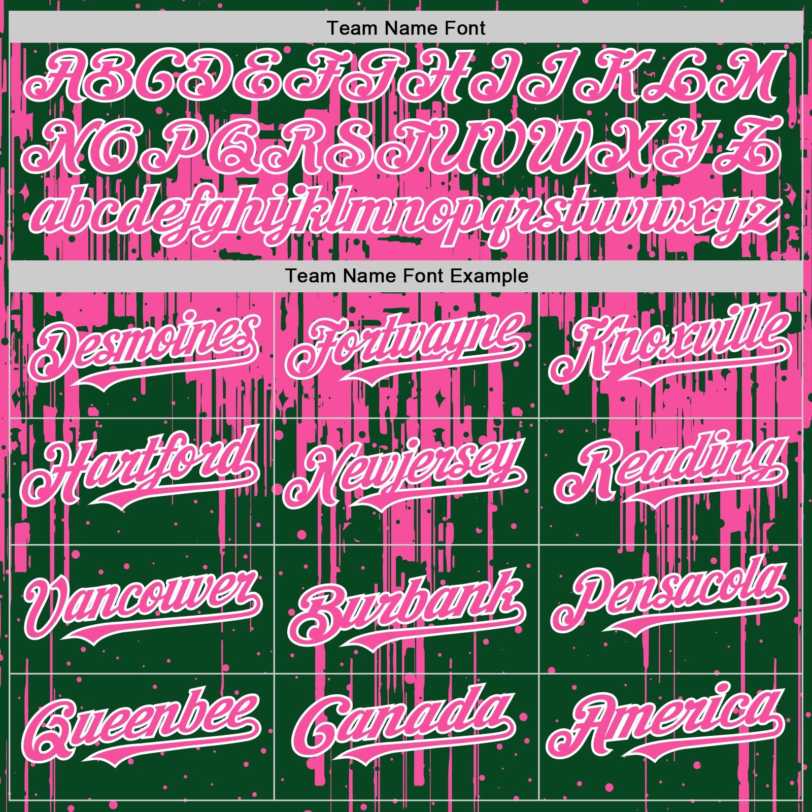 Custom Green Pink-White Dripping Splatter 3D Pattern Design Bomber Full-Snap Varsity Letterman Hoodie Jacket