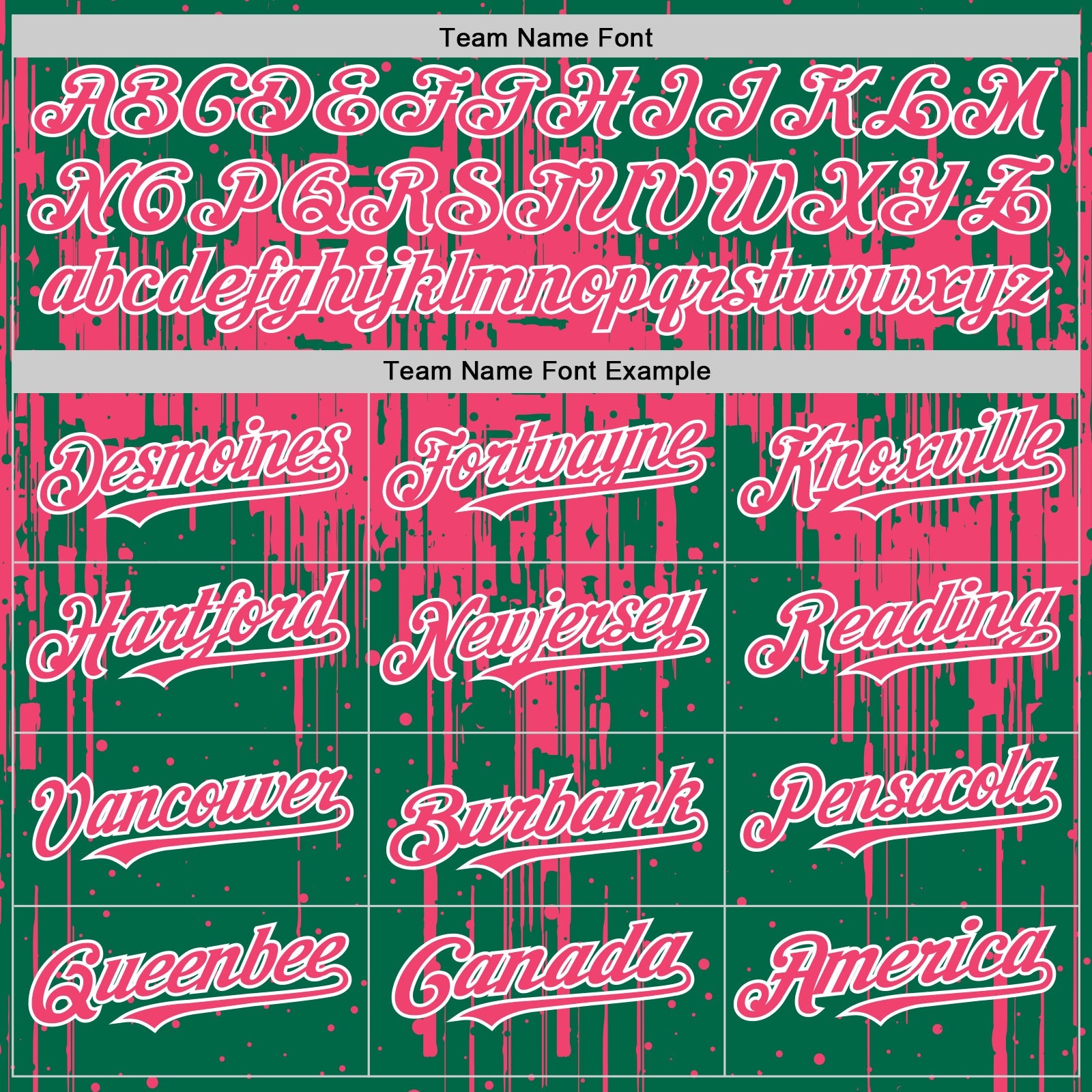 Custom Kelly Green Neon Pink-White Dripping Splatter 3D Pattern Design Bomber Full-Snap Varsity Letterman Hoodie Jacket