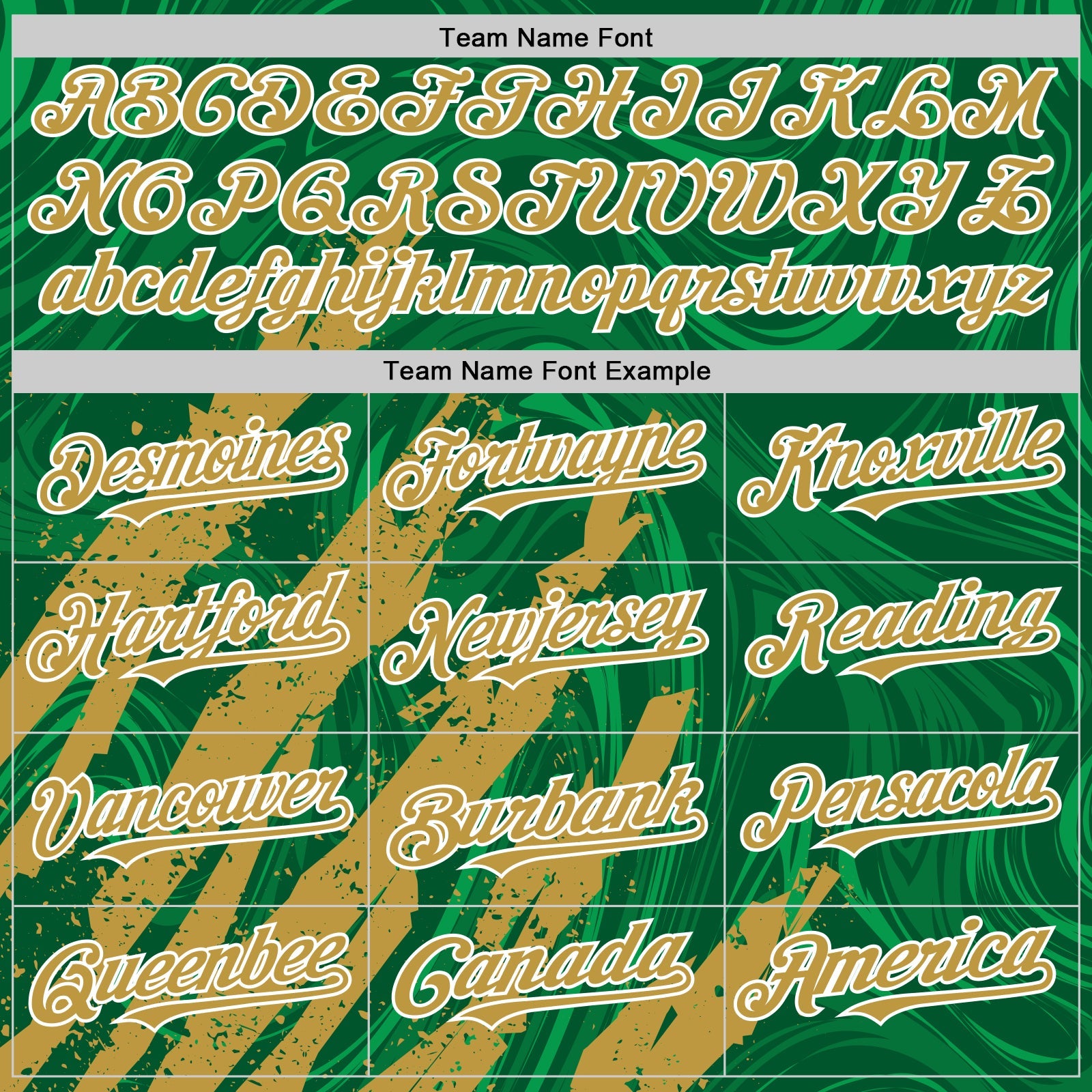 Custom Kelly Green Old Gold-White Splash 3D Pattern Design Bomber Full-Snap Varsity Letterman Hoodie Jacket